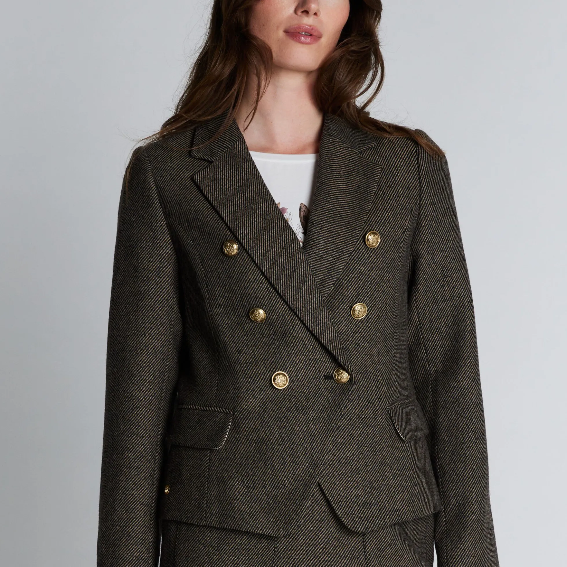 1509PBOCrombie blazer, black/beige