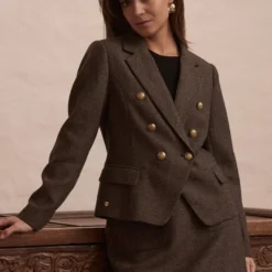 1509PBOCrombie blazer, black/beige