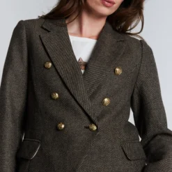 1509PBOCrombie blazer, black/beige