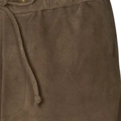 2847PBOEkola suede trousers, smoke