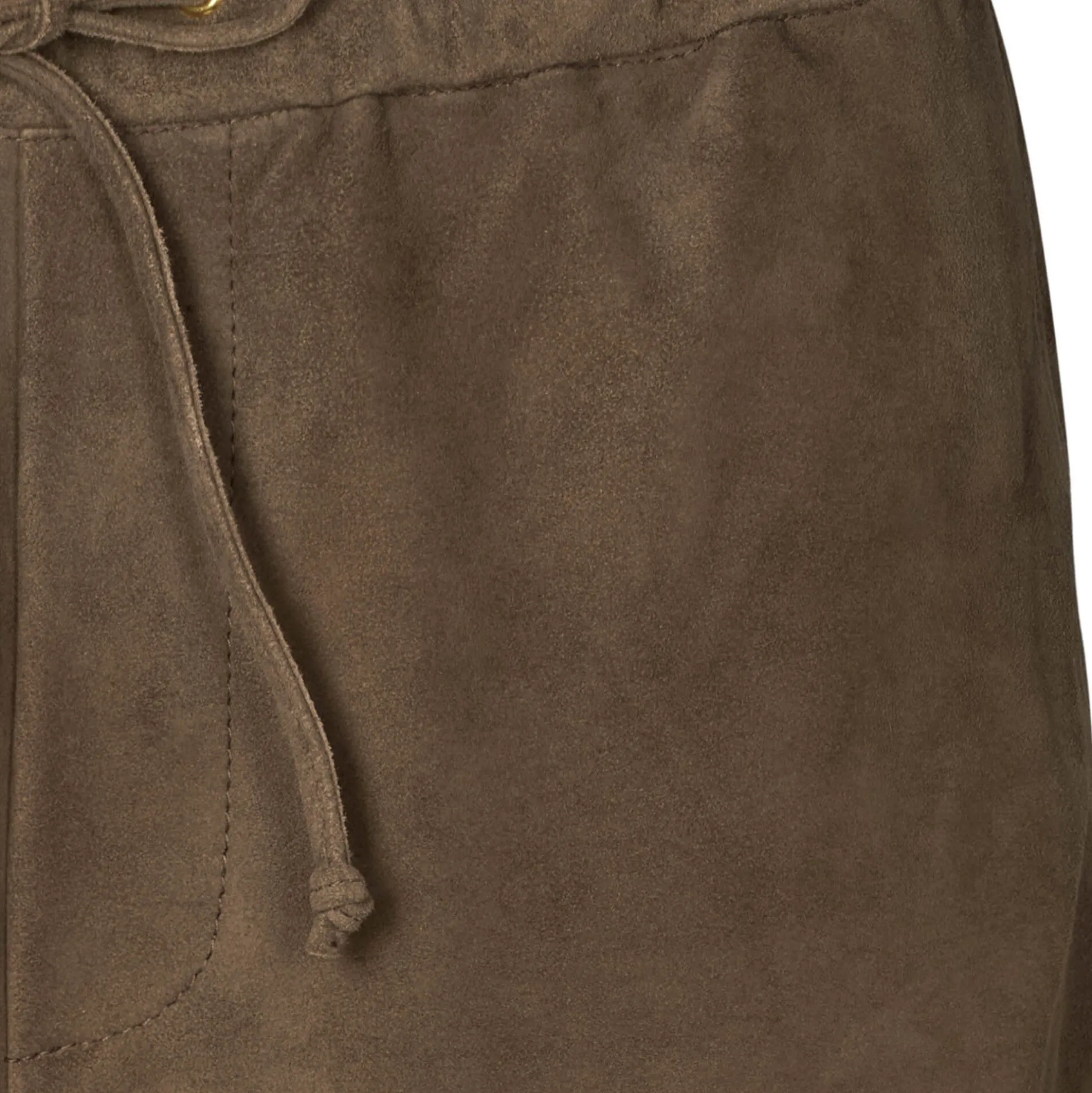 2847PBOEkola suede trousers, smoke