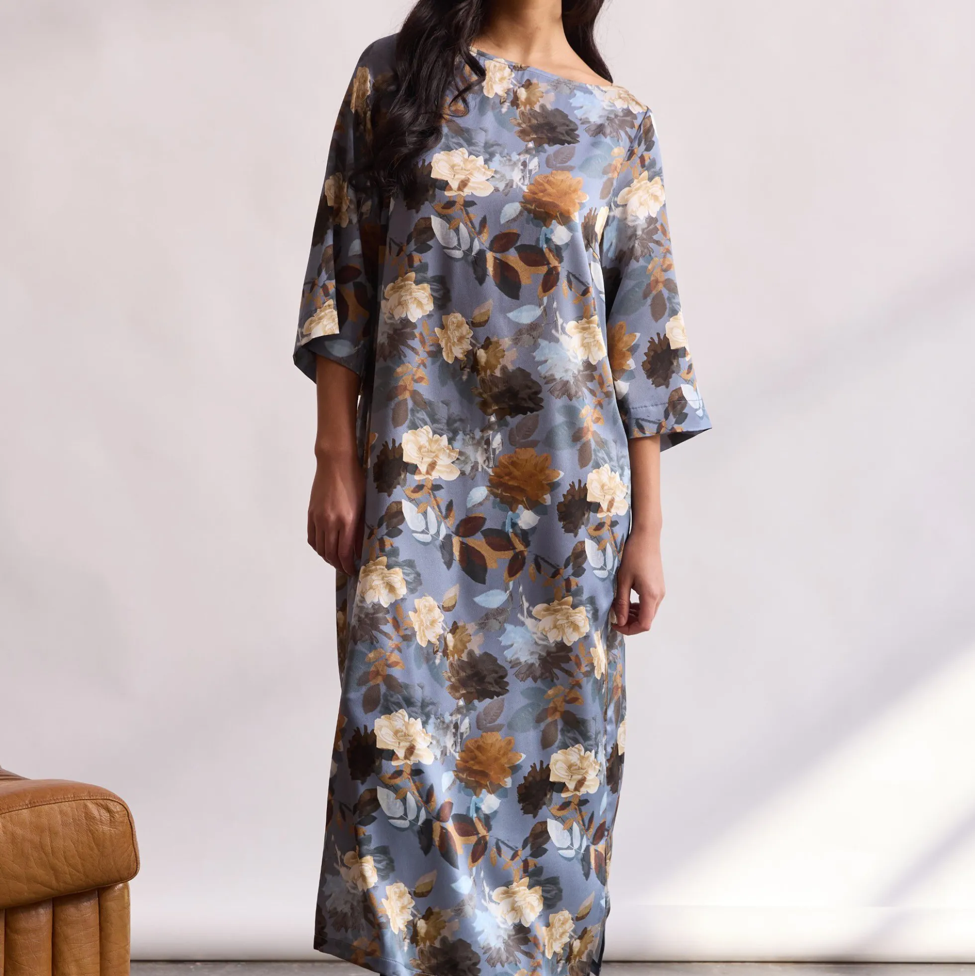 PBOGiacinto dress, dark flower print