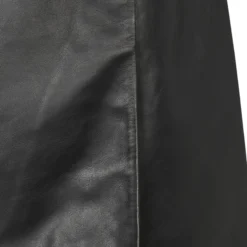 1034PBOKomi leather skirt, black