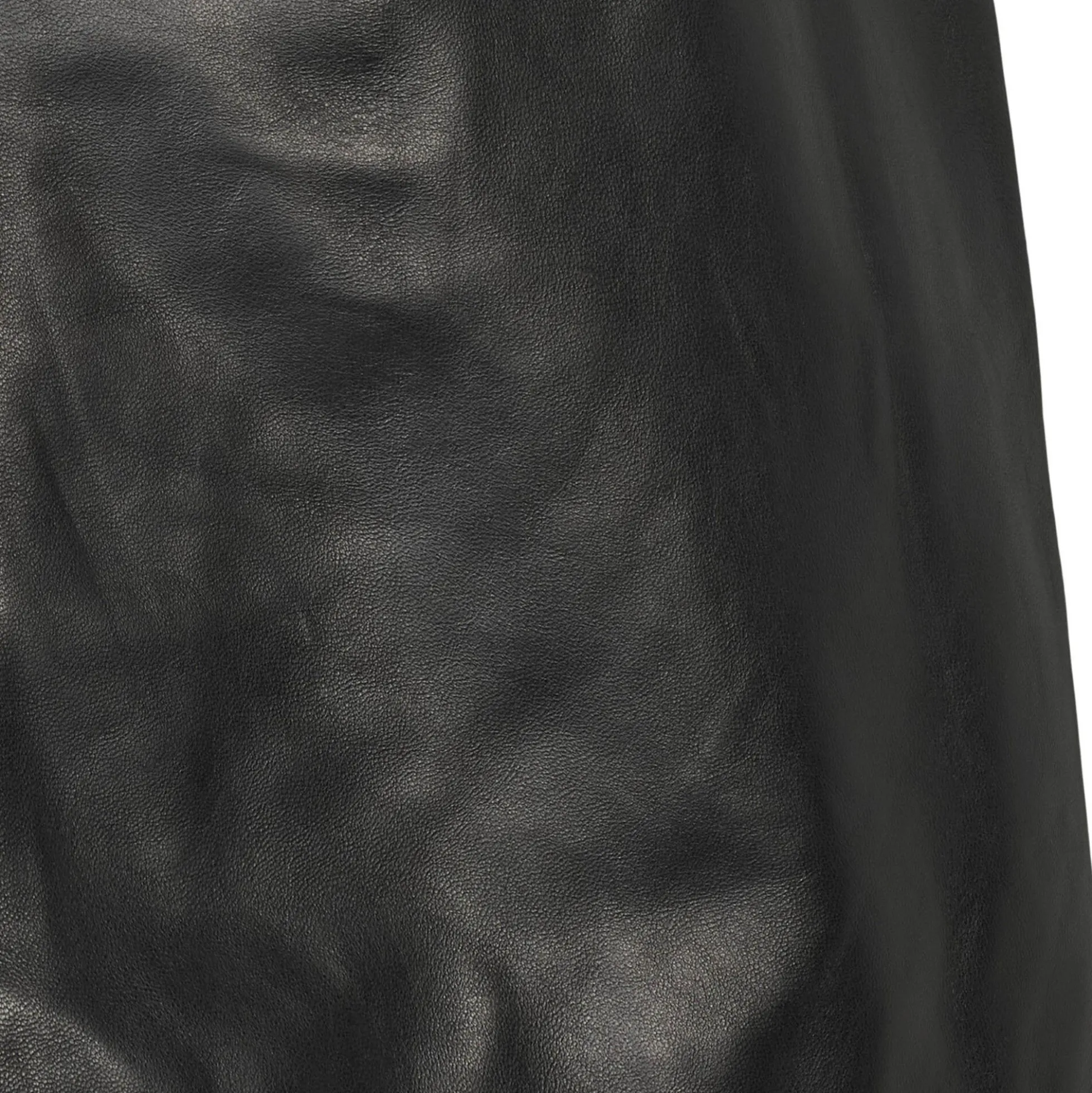1034PBOKomi leather skirt, black