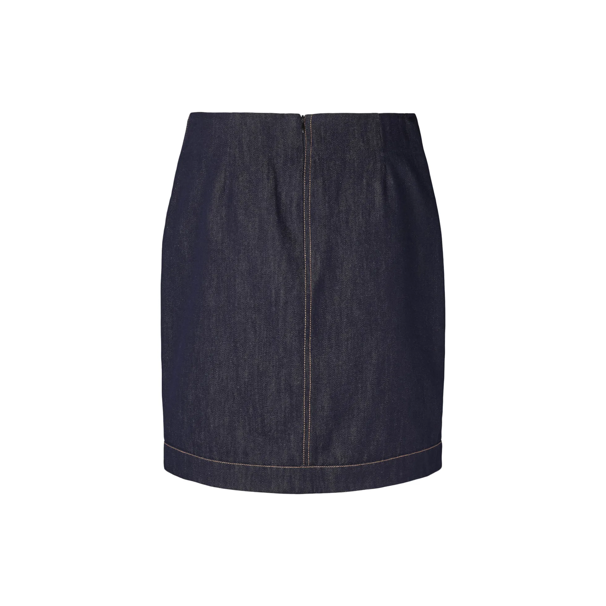 1019PBOMarmonti skirt, dark denim