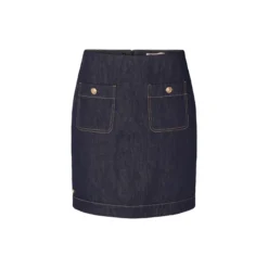 1019PBOMarmonti skirt, dark denim