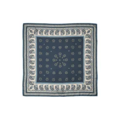 5142PBOScarf, large, black/blue