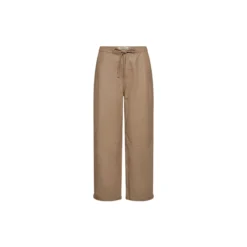 PD-Lanni Leather Cropped Pant, camel