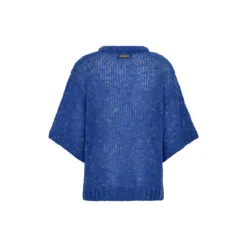 PD-Maggie SS Knit, queen blue melange