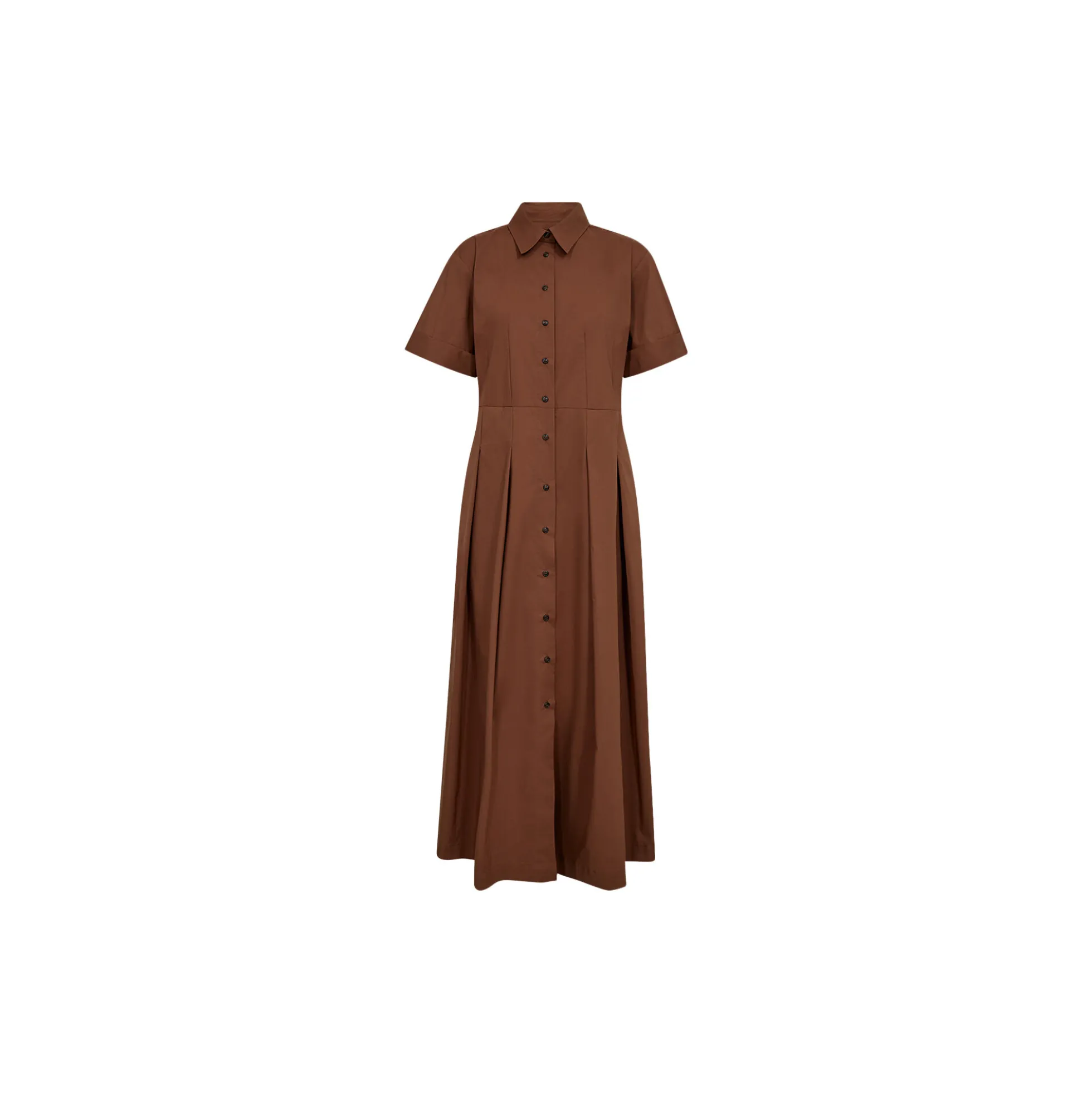 PD-Tulip Poplin Maxidress, toffee