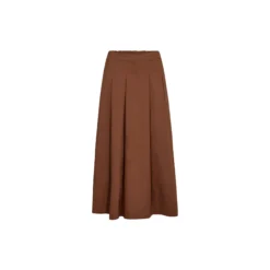 PD-Tulip Poplin Skirt, toffee