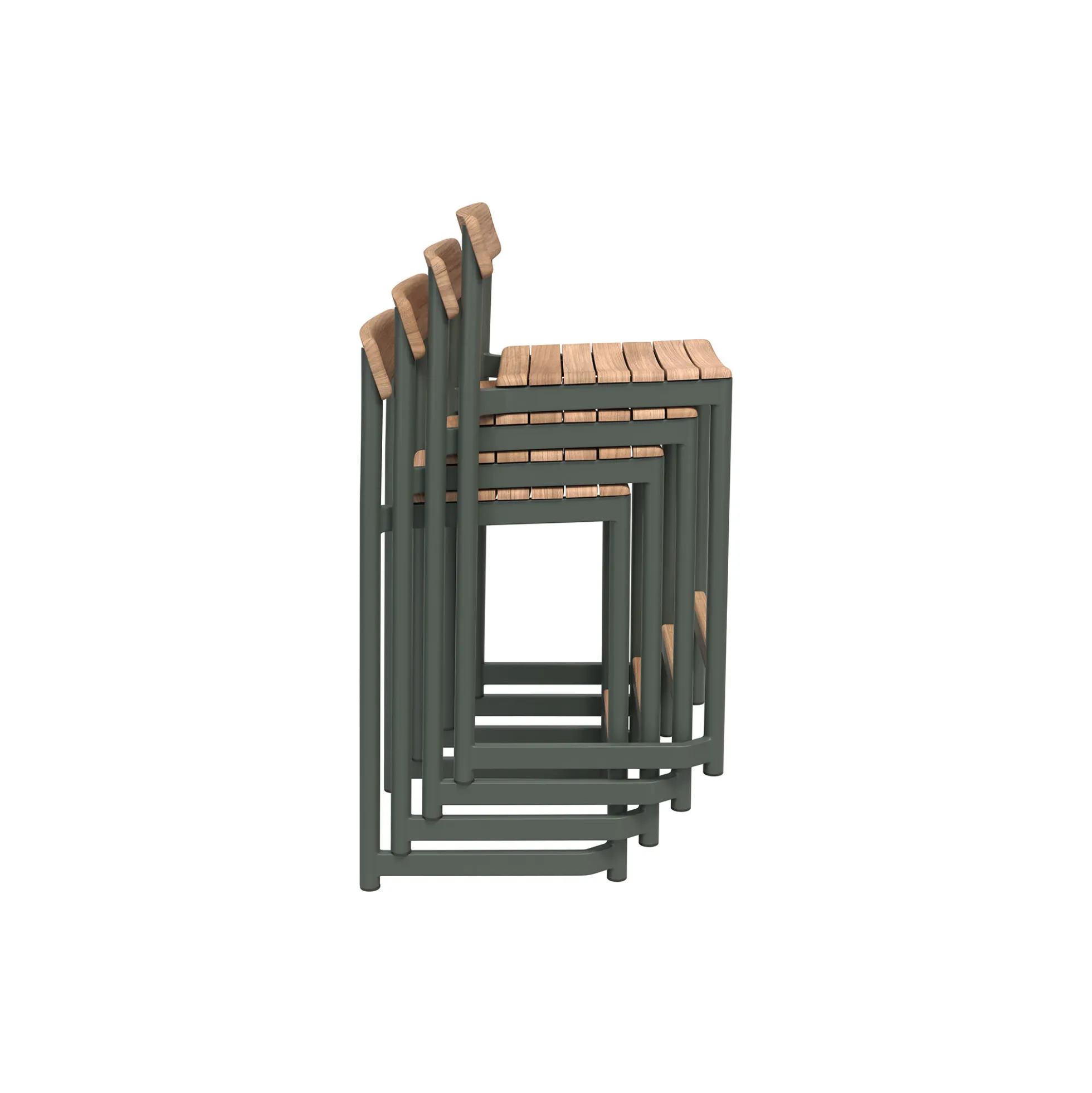 Pelagus counter stol, hunter green
