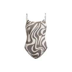 Penida full coverage onepiece (print), zebra hazel