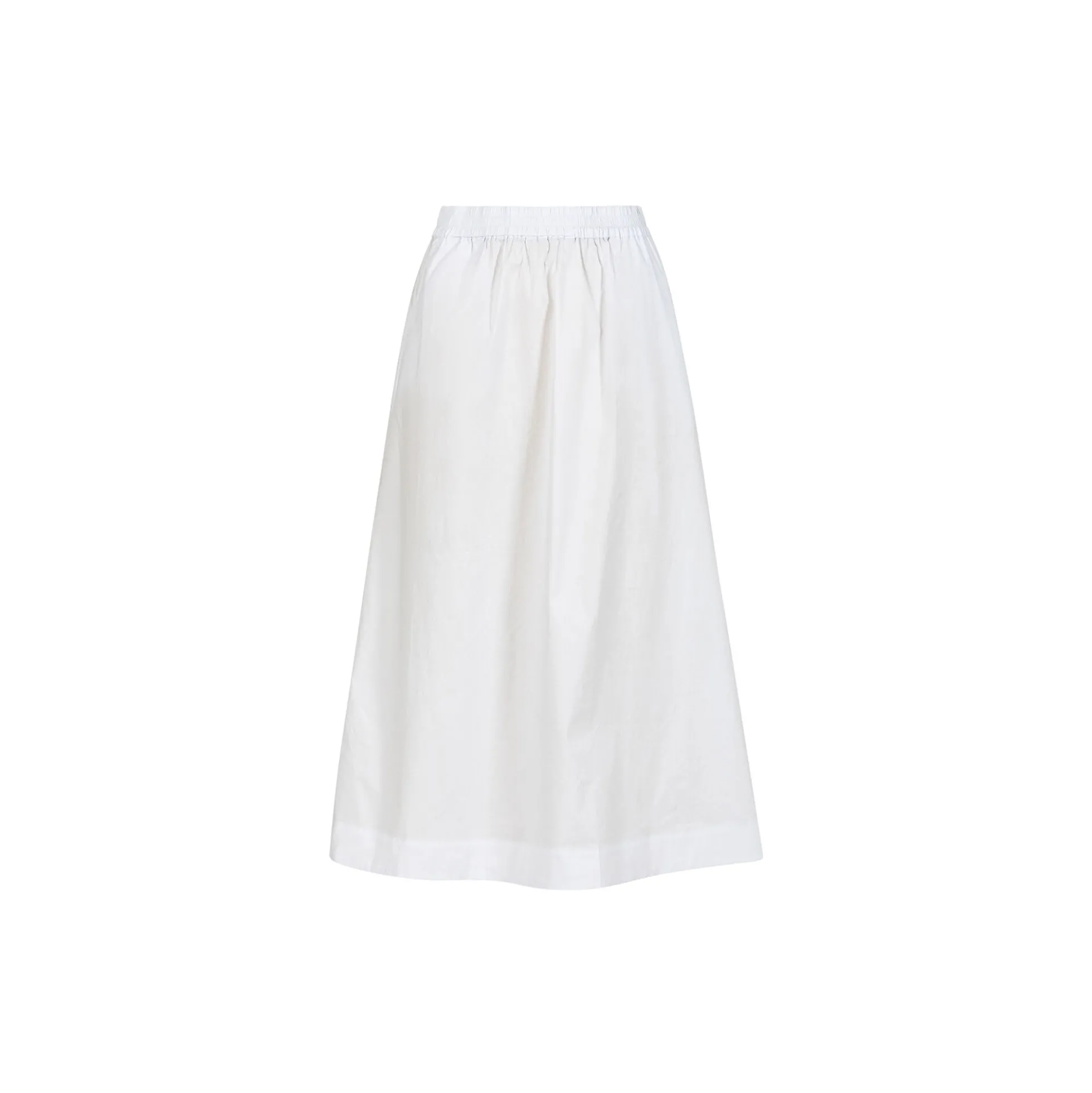 PHOEBE long skirt, white