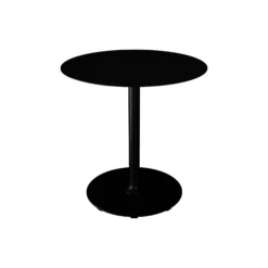 PICO Café Table with Round Base Ø 74, black