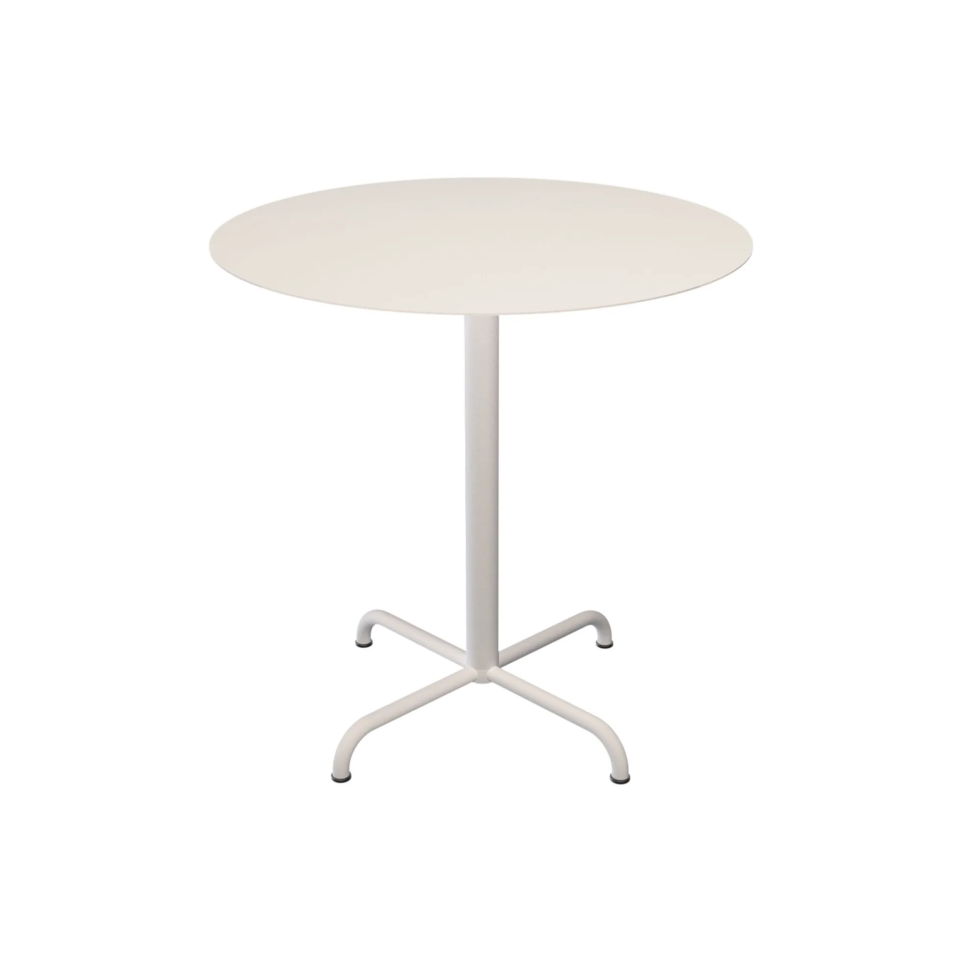 PICO Café Table with 4 Star Base Ø 74, muted white