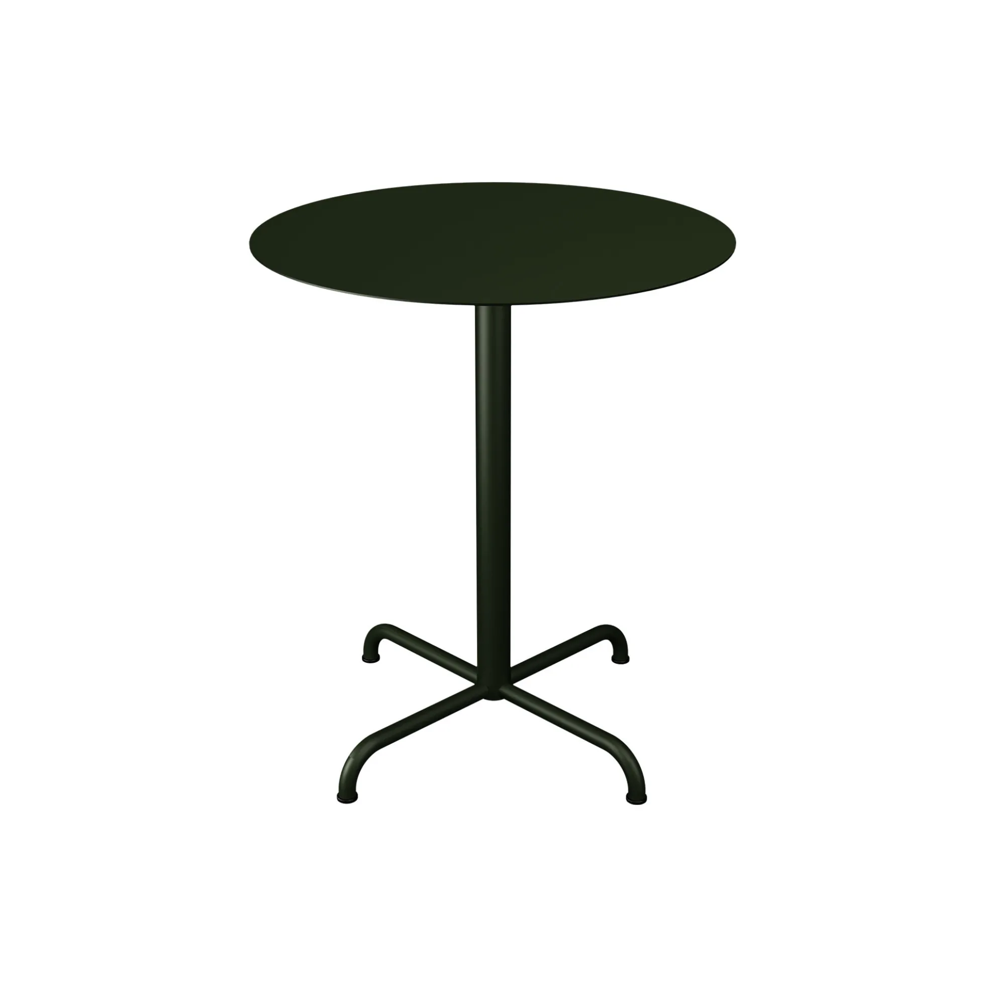 PICO Café Table with 4 Star Base Ø 64, olive green