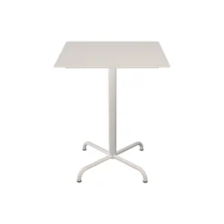 PICO Café Table with 4 Star Base 60x60, muted white