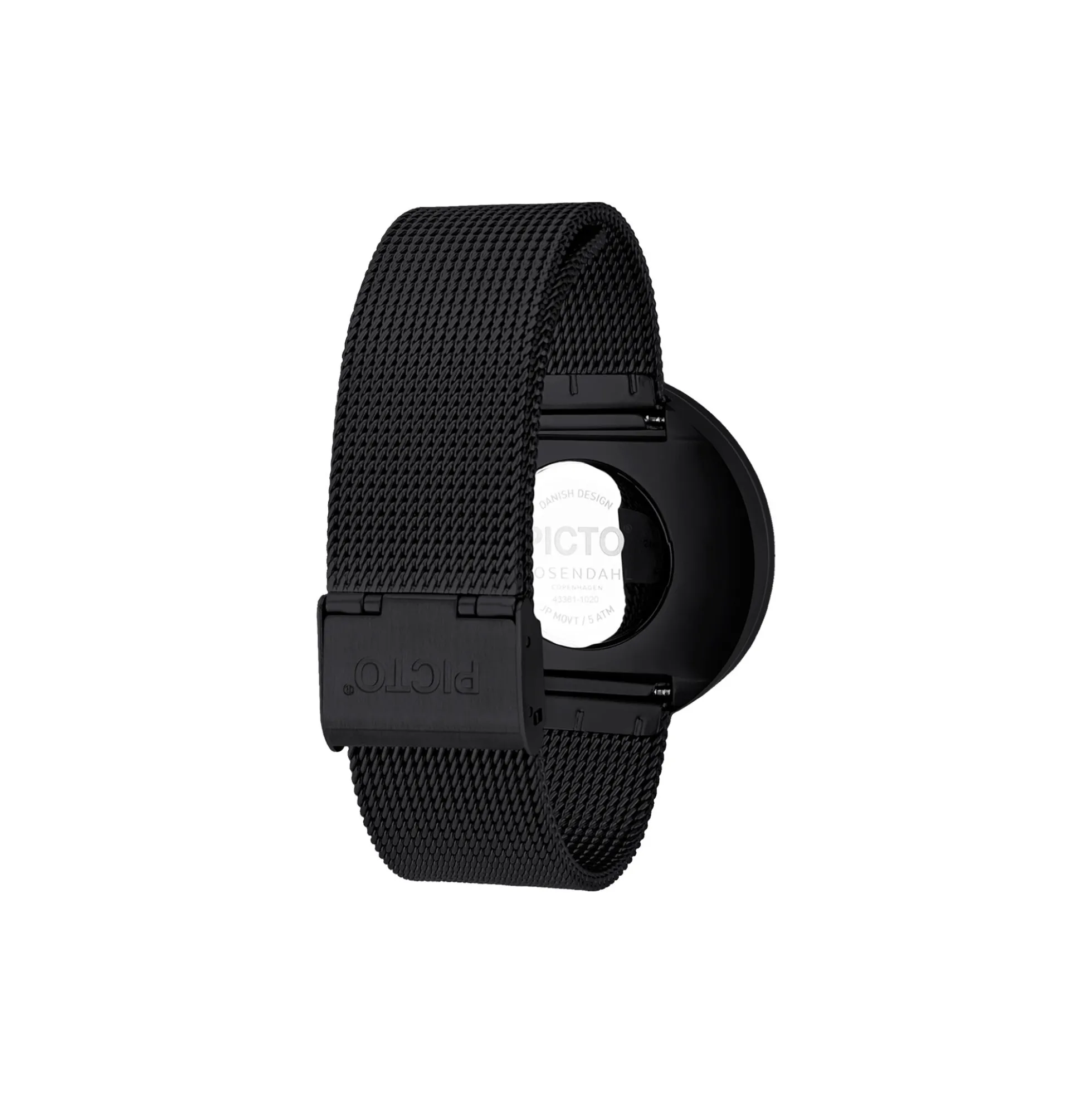 PICTO armbåndsur, black/black/matt black