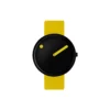 PICTO armbåndsur, black/canary yellow