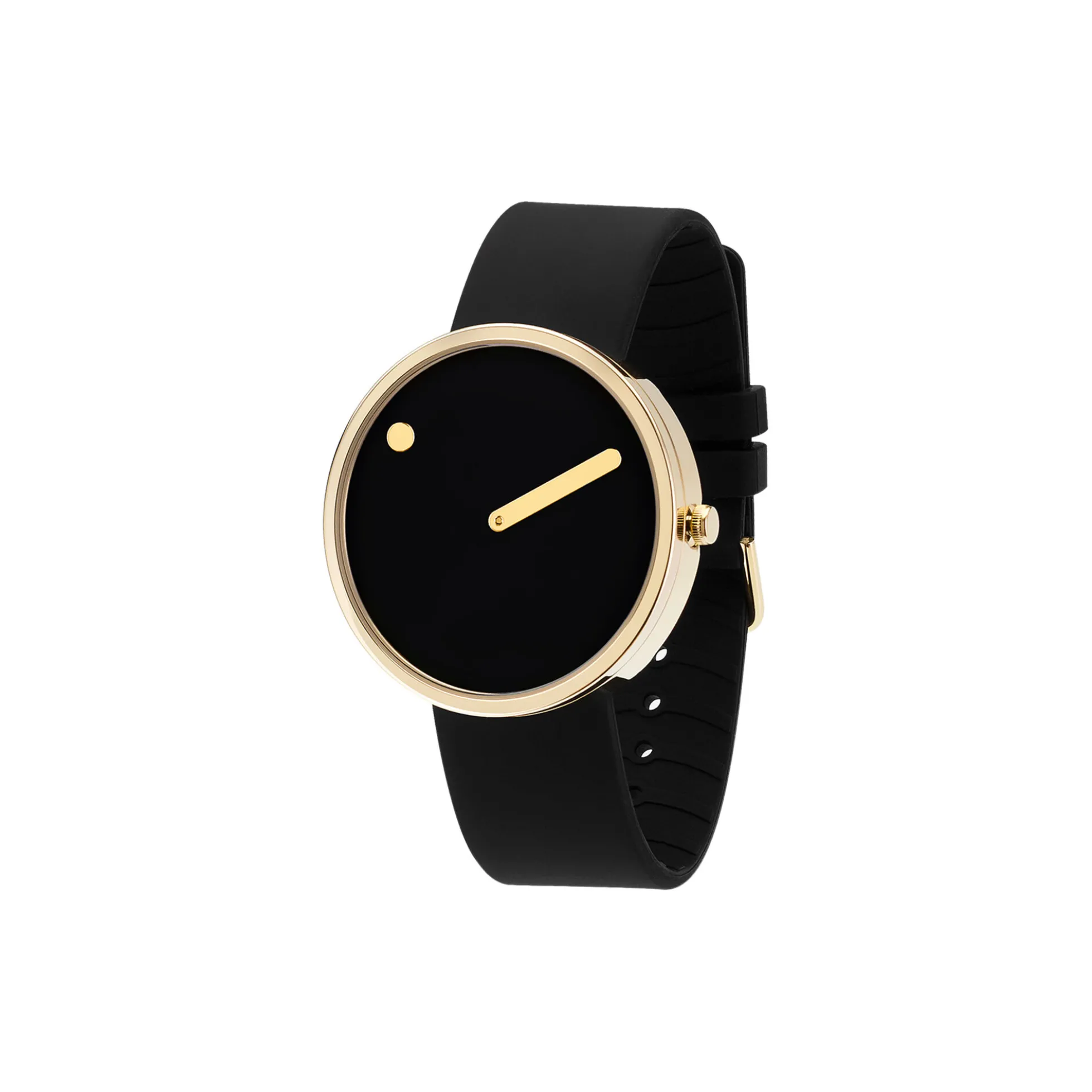 PICTO armbåndsur, black/gold/black