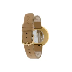 PICTO armbåndsur, cappuccino brown/gold/cappuccino brown