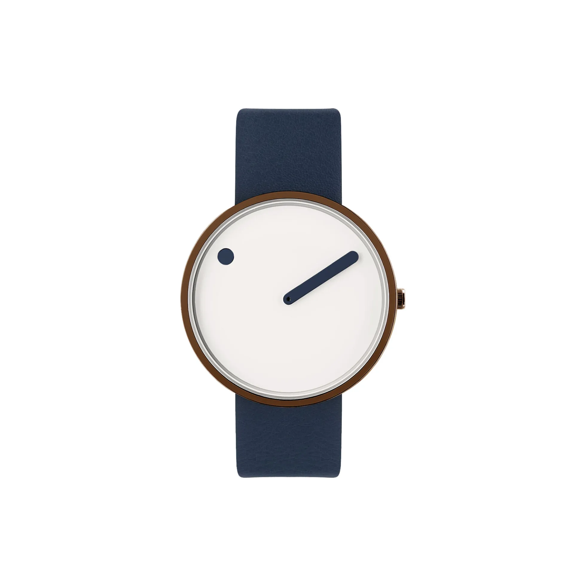 PICTO armbåndsur, cream/copper/midnight blue
