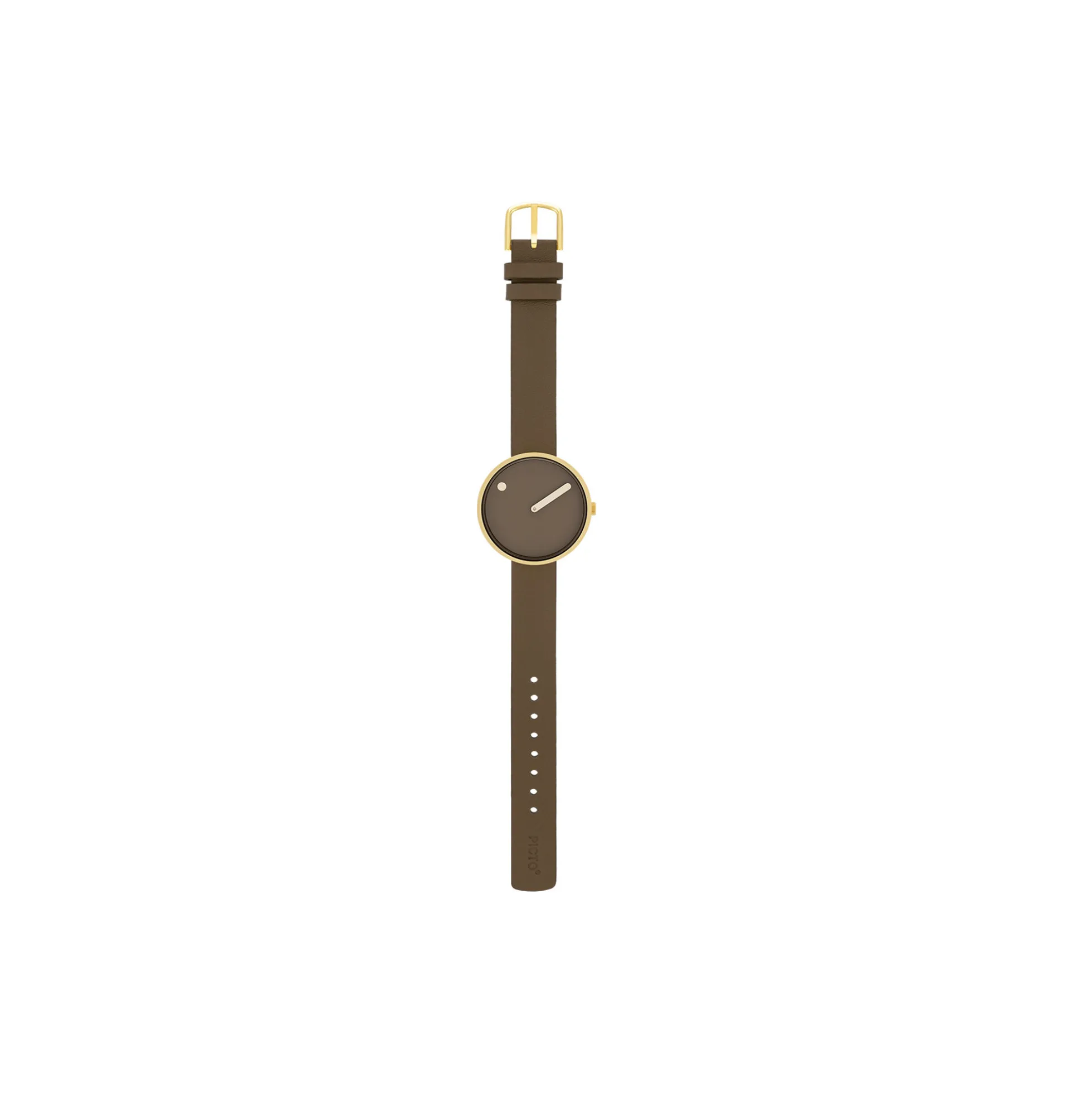 PICTO armbåndsur, mocha brown/gold/mocha brown