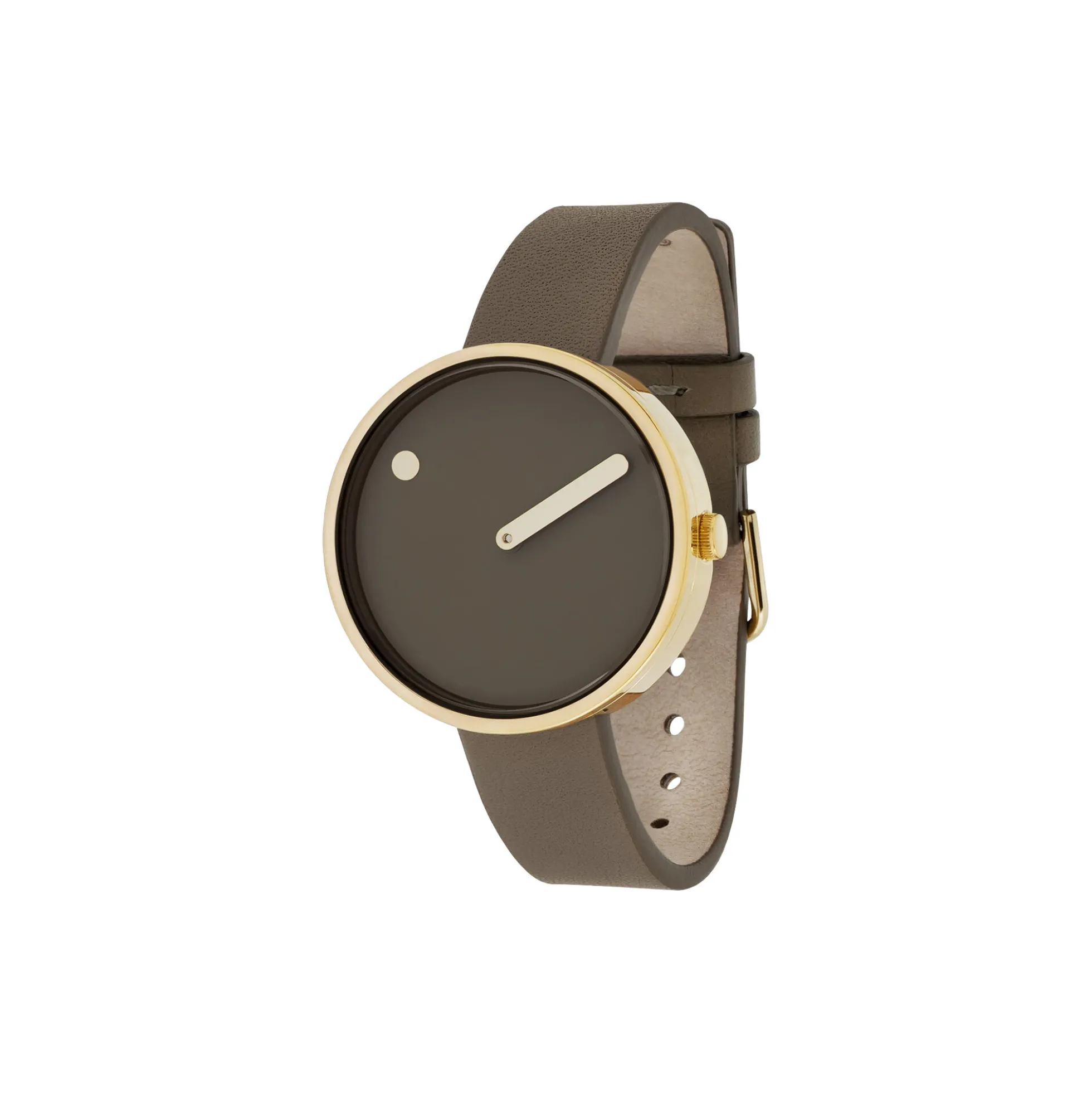 PICTO armbåndsur, mocha brown/gold/mocha brown