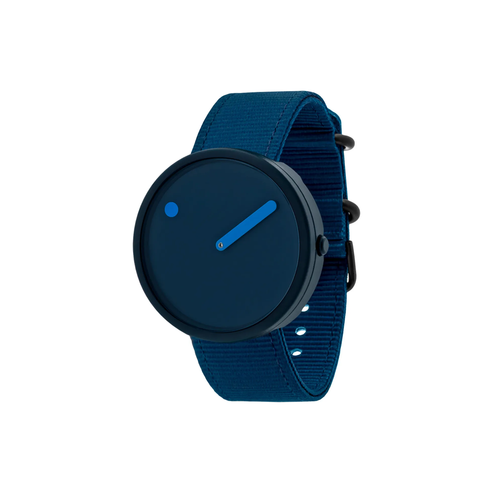 PICTO armbåndsur, navy blue/matt blue/navy blue