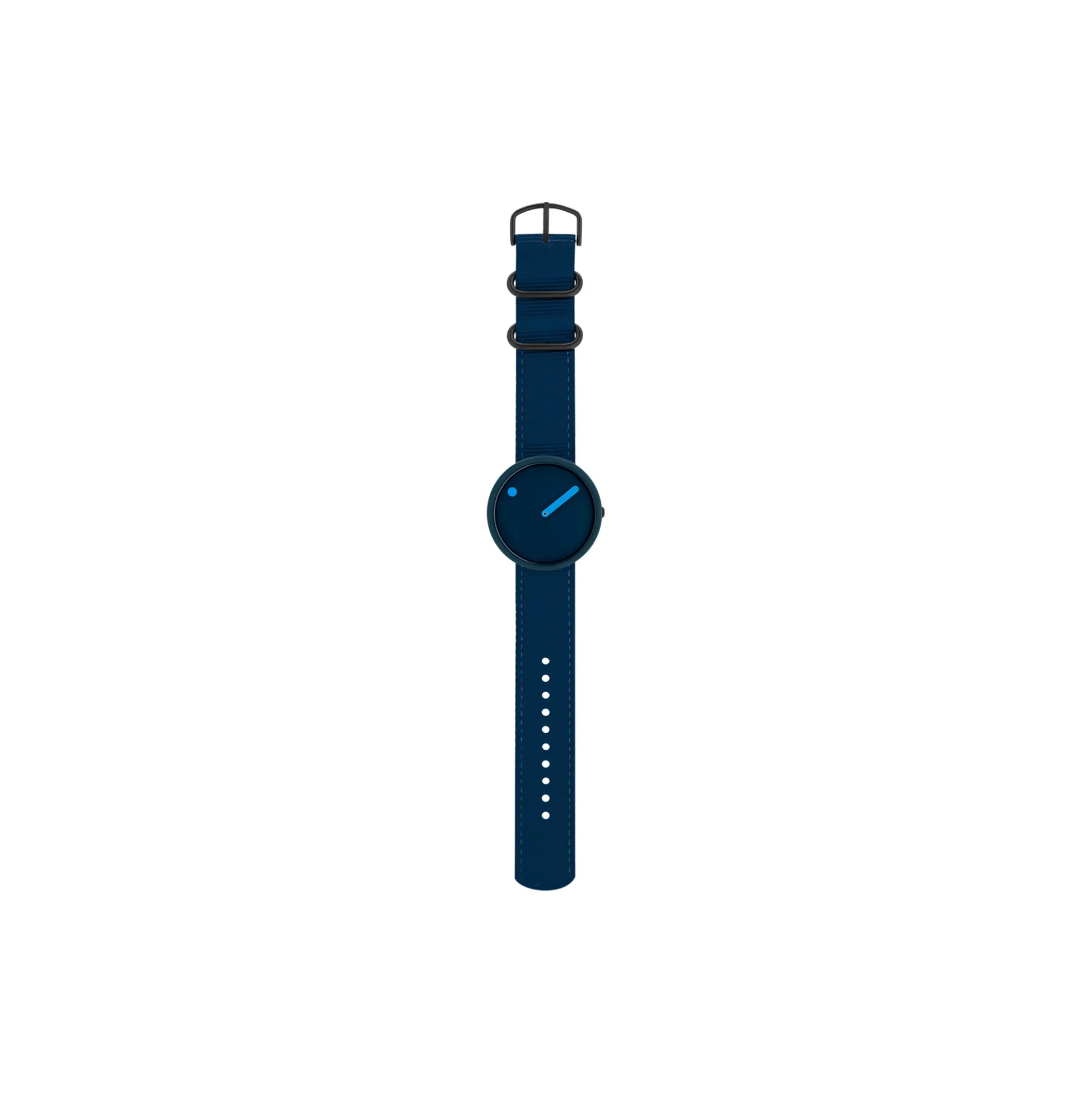 PICTO armbåndsur, navy blue/matt blue/navy blue