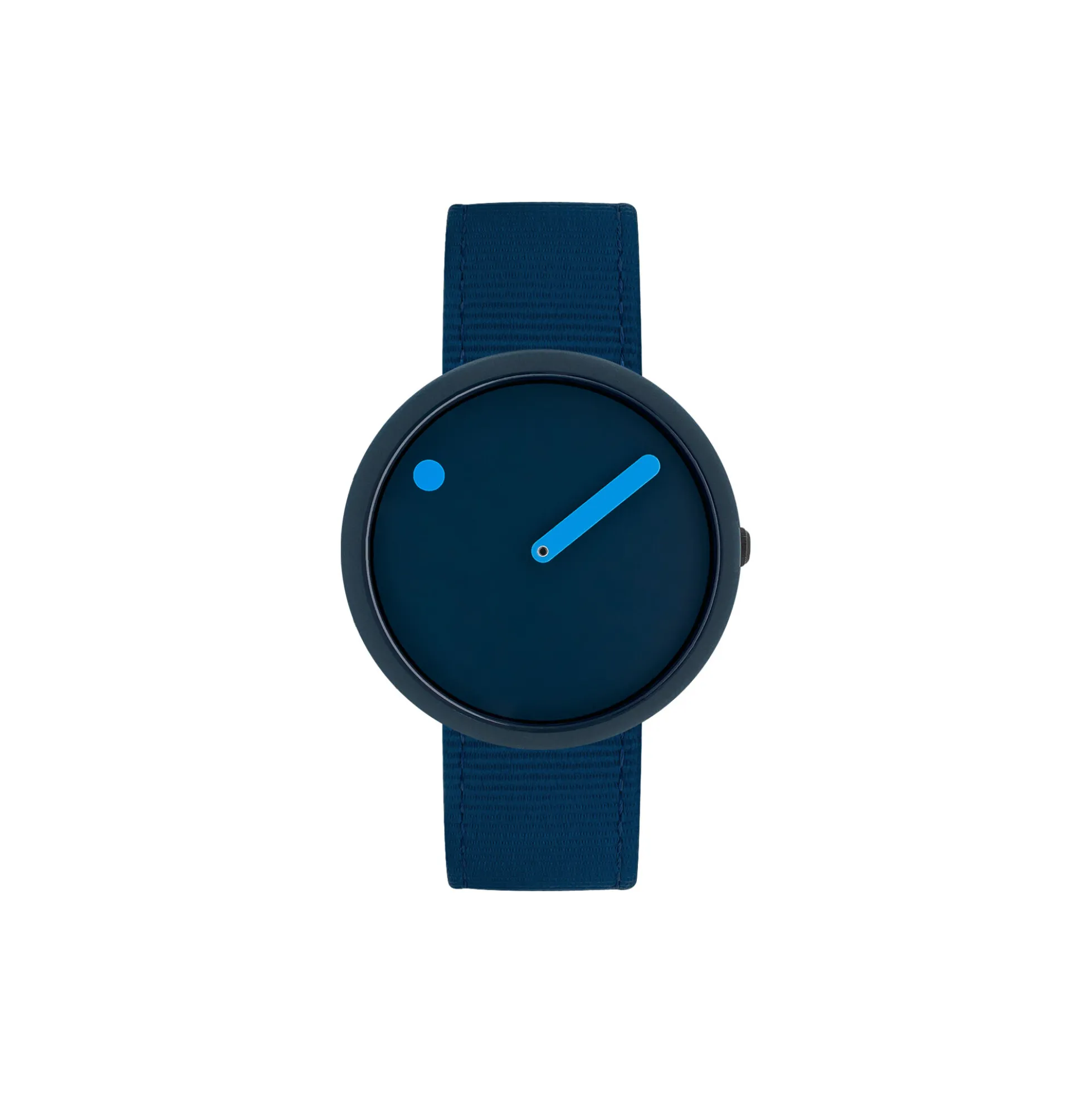 PICTO armbåndsur, navy blue/matt blue/navy blue