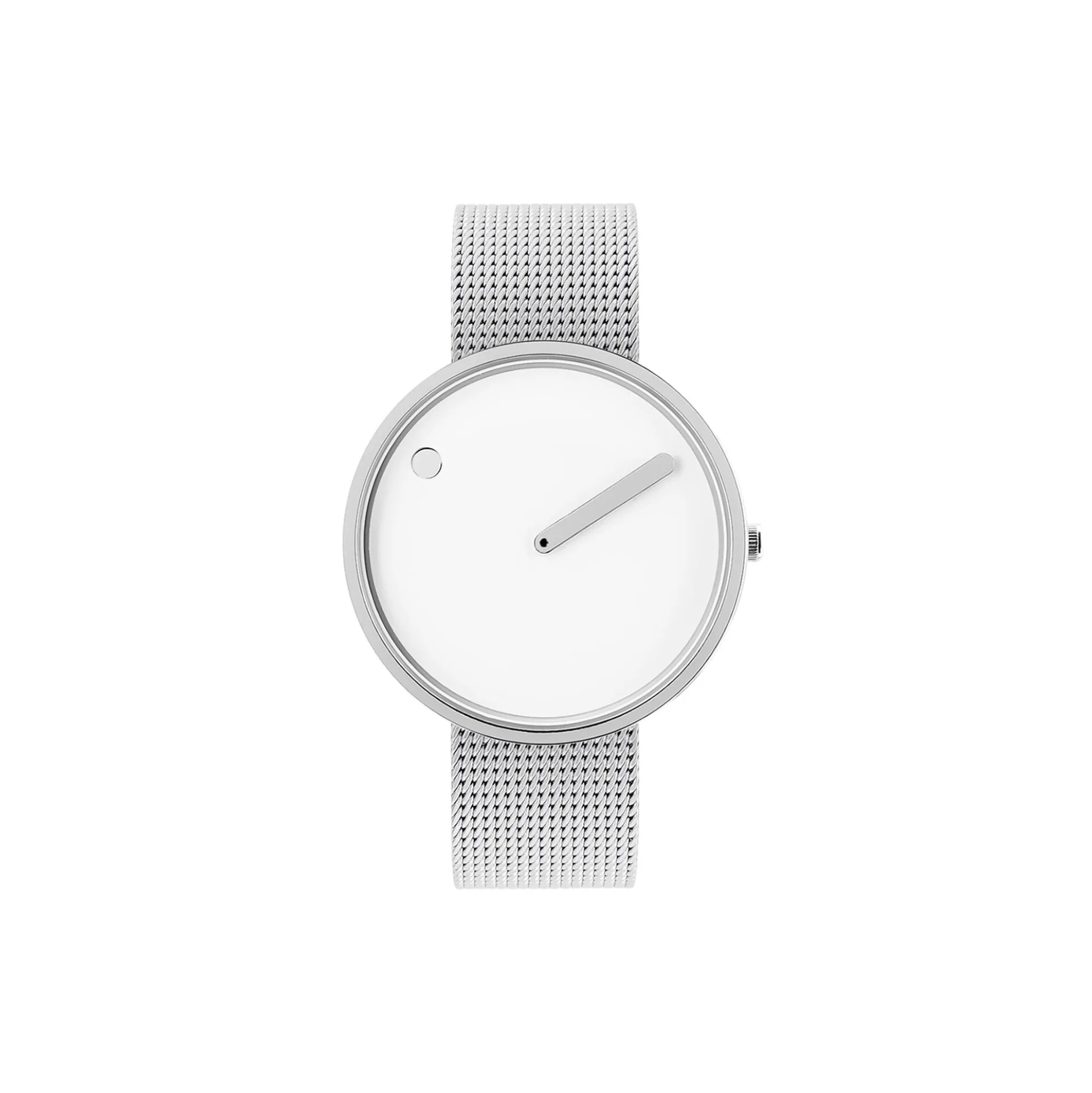 PICTO armbåndsur, white/steel/matt steel