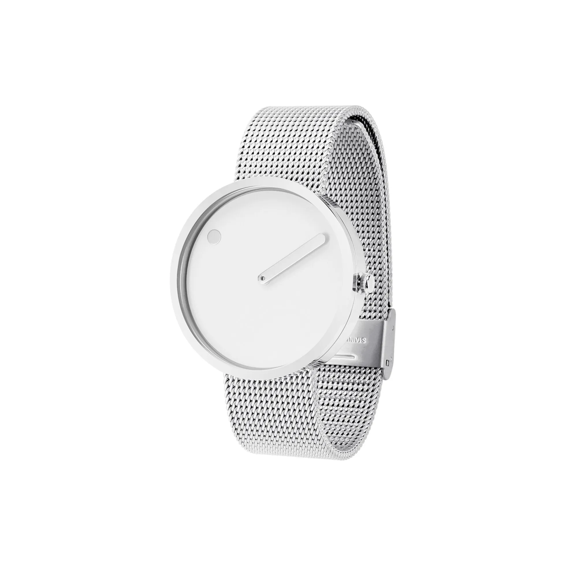 PICTO armbåndsur, white/steel/matt steel