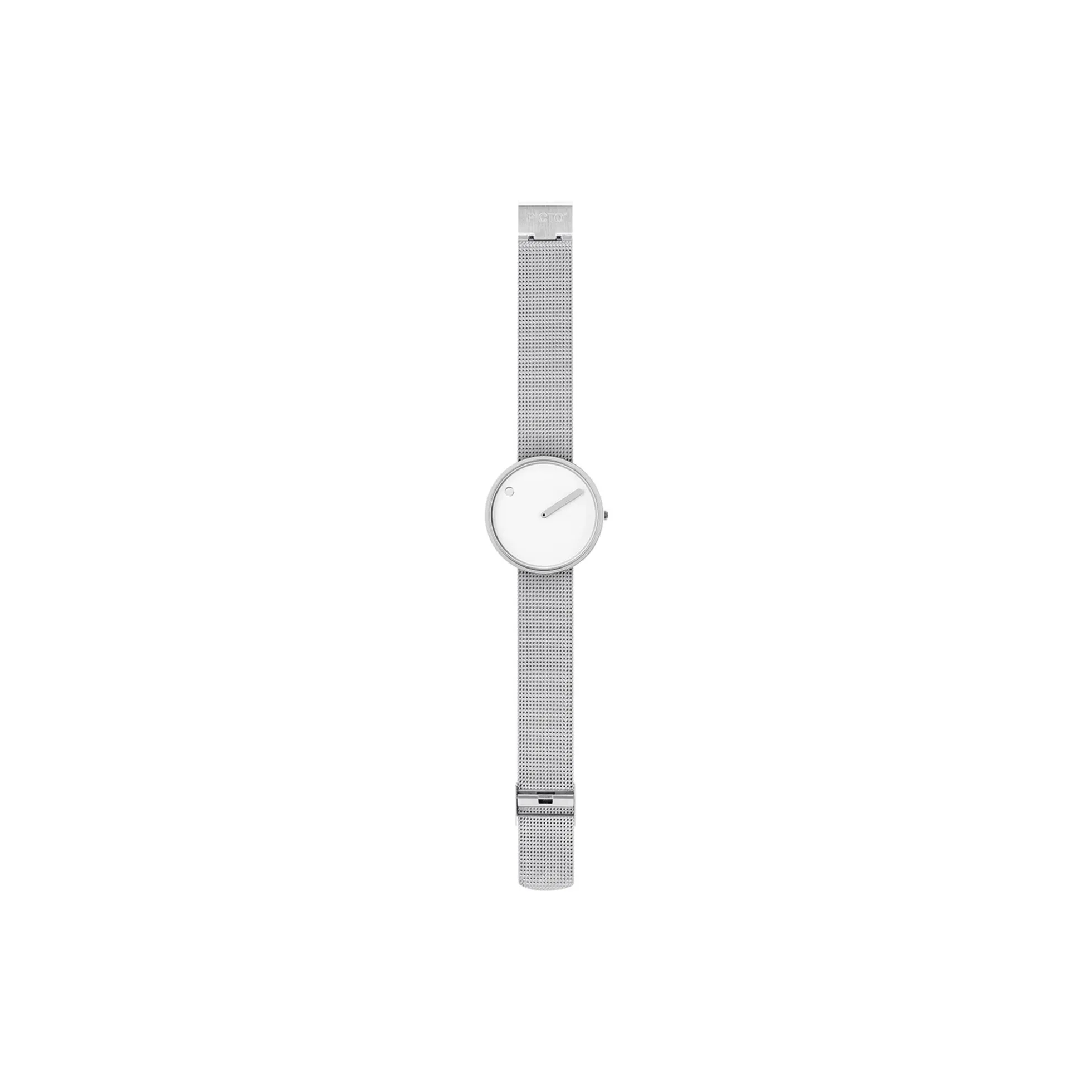 PICTO armbåndsur, white/steel/matt steel