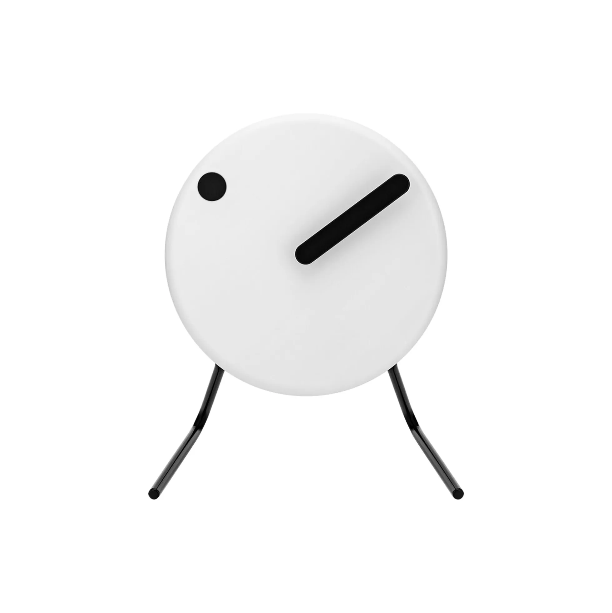PICTO Table Clock, snow white