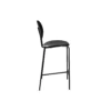 PIET HEIN Counter Chair, black lacquered oak/Solid Black 509