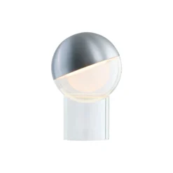 Pila Portable Table Lamp, brushed aluminium