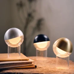 Pila Portable Table Lamp, solid brass