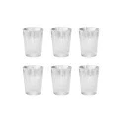 Pilastro drikkeglas 6 stk, clear