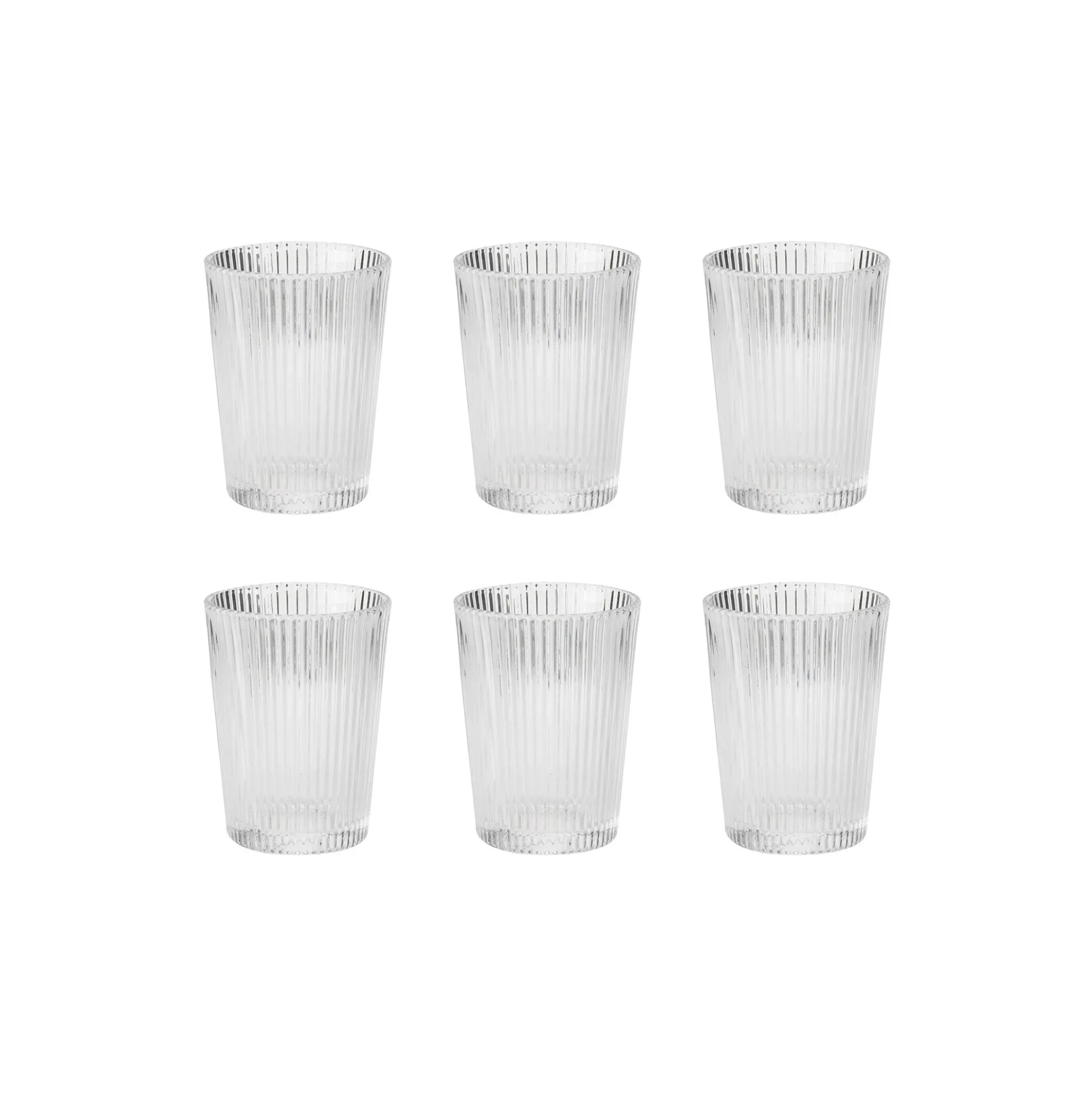 Pilastro drikkeglas 6 stk, clear