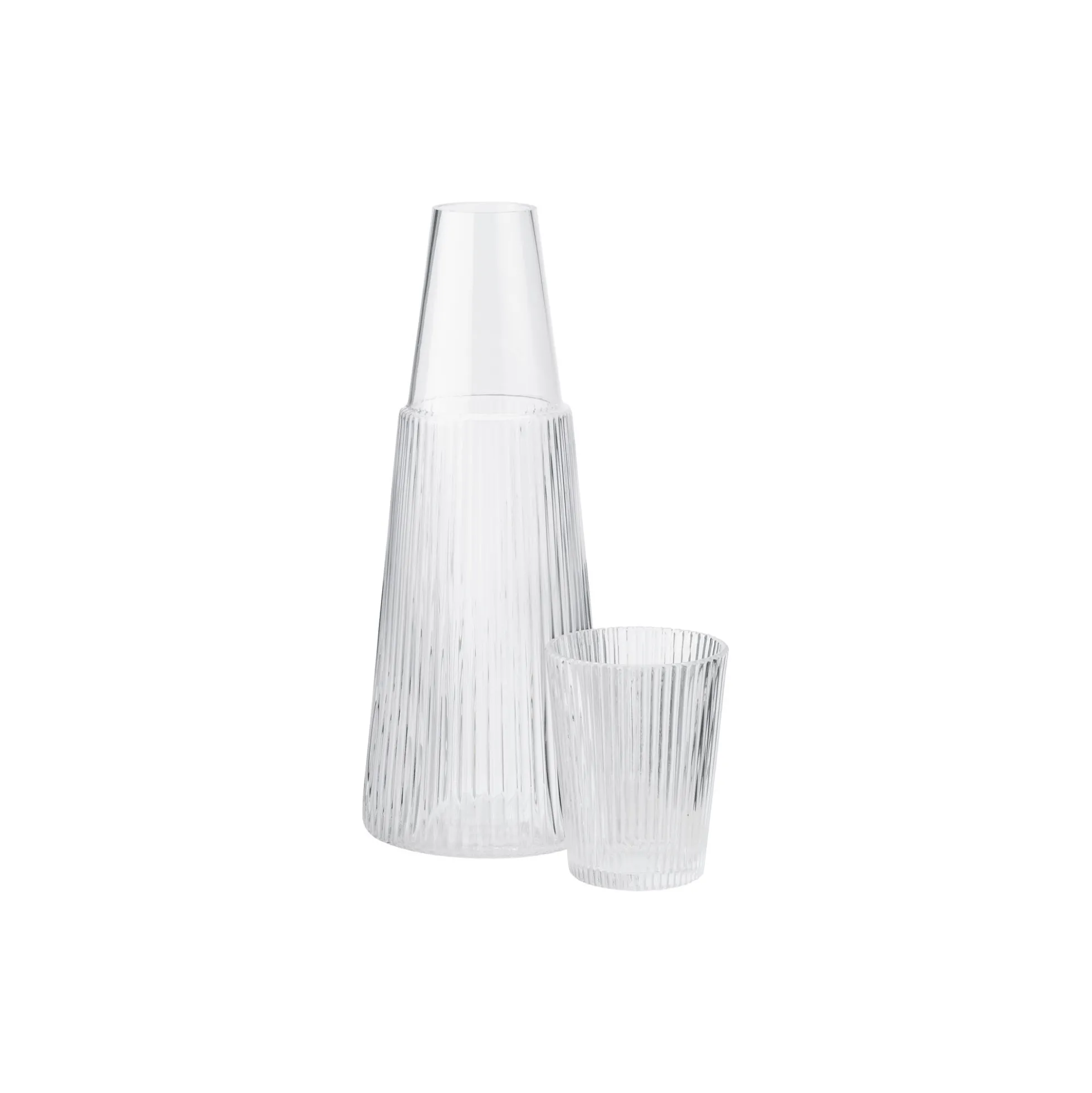 Pilastro karaffel med glas