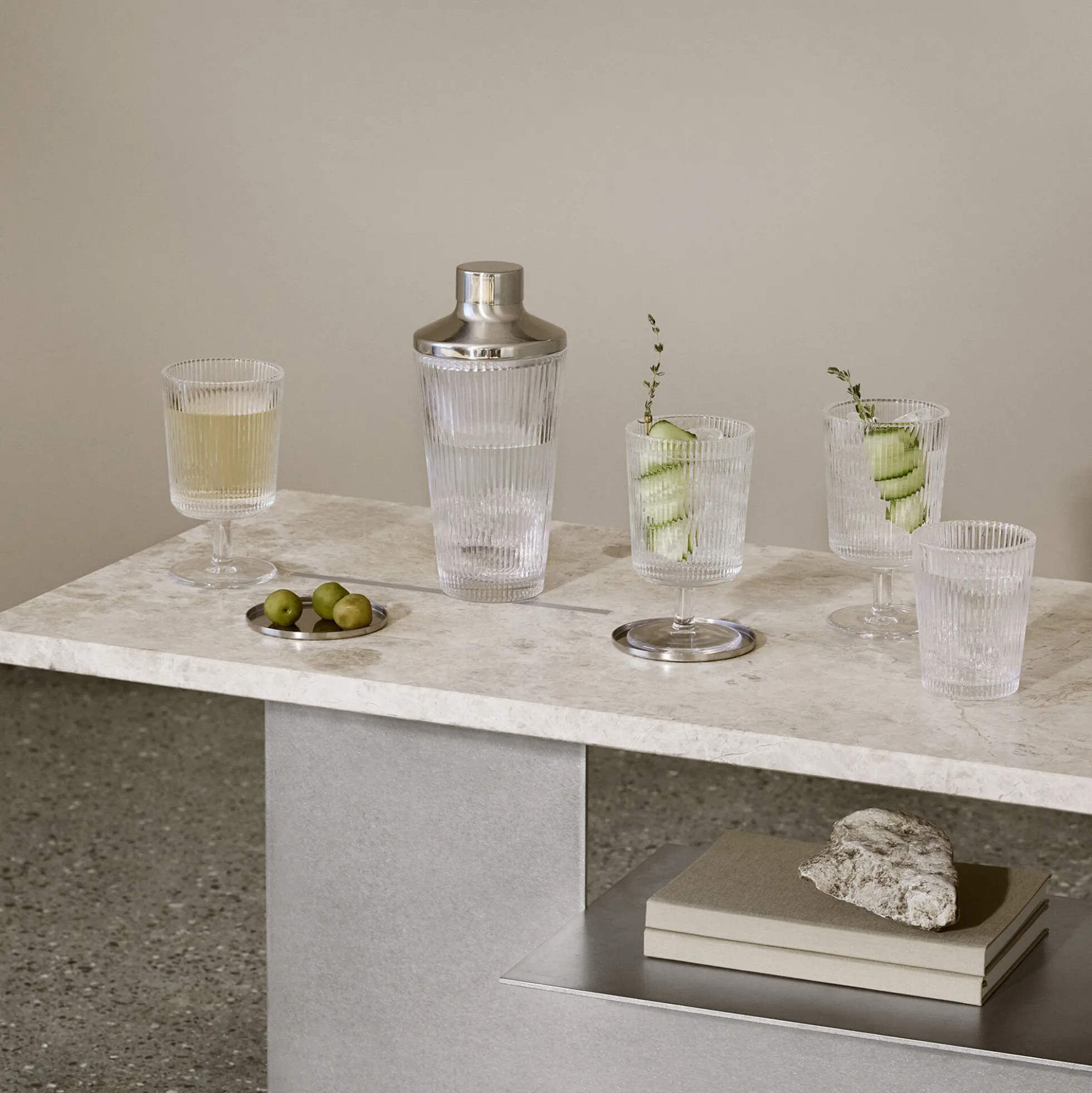 Pilastro vinglas 4 stk., clear