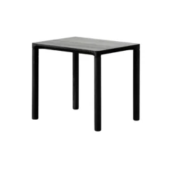 6700 Piloti Wood Coffee Table, black lacquered oak