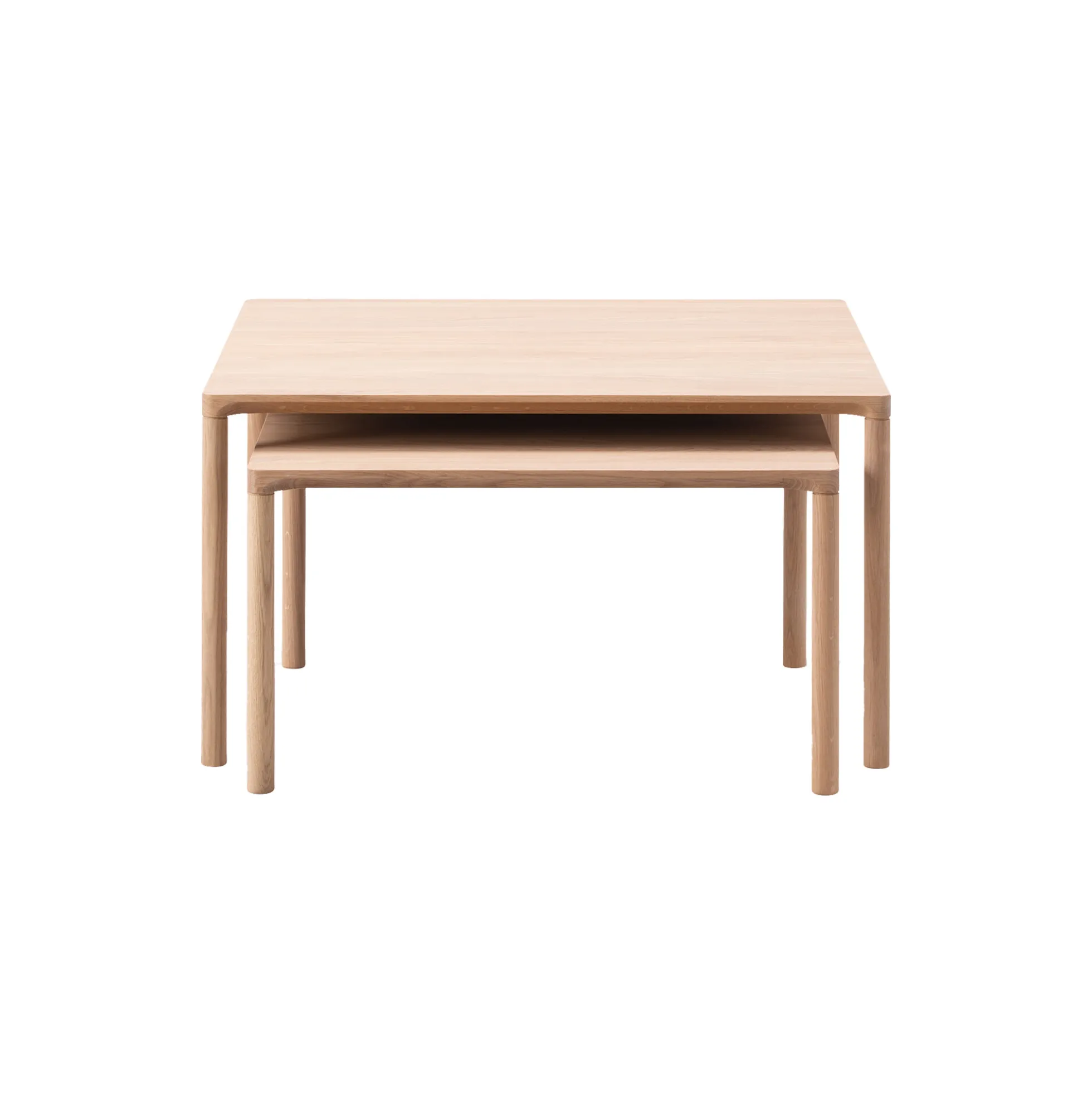 6798 Piloti Wood Coffee Table, light oiled oak