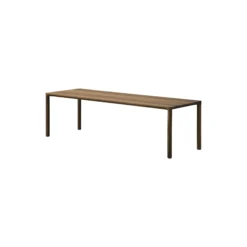 6715 Piloti Wood Coffee Table, oiled smoked oak