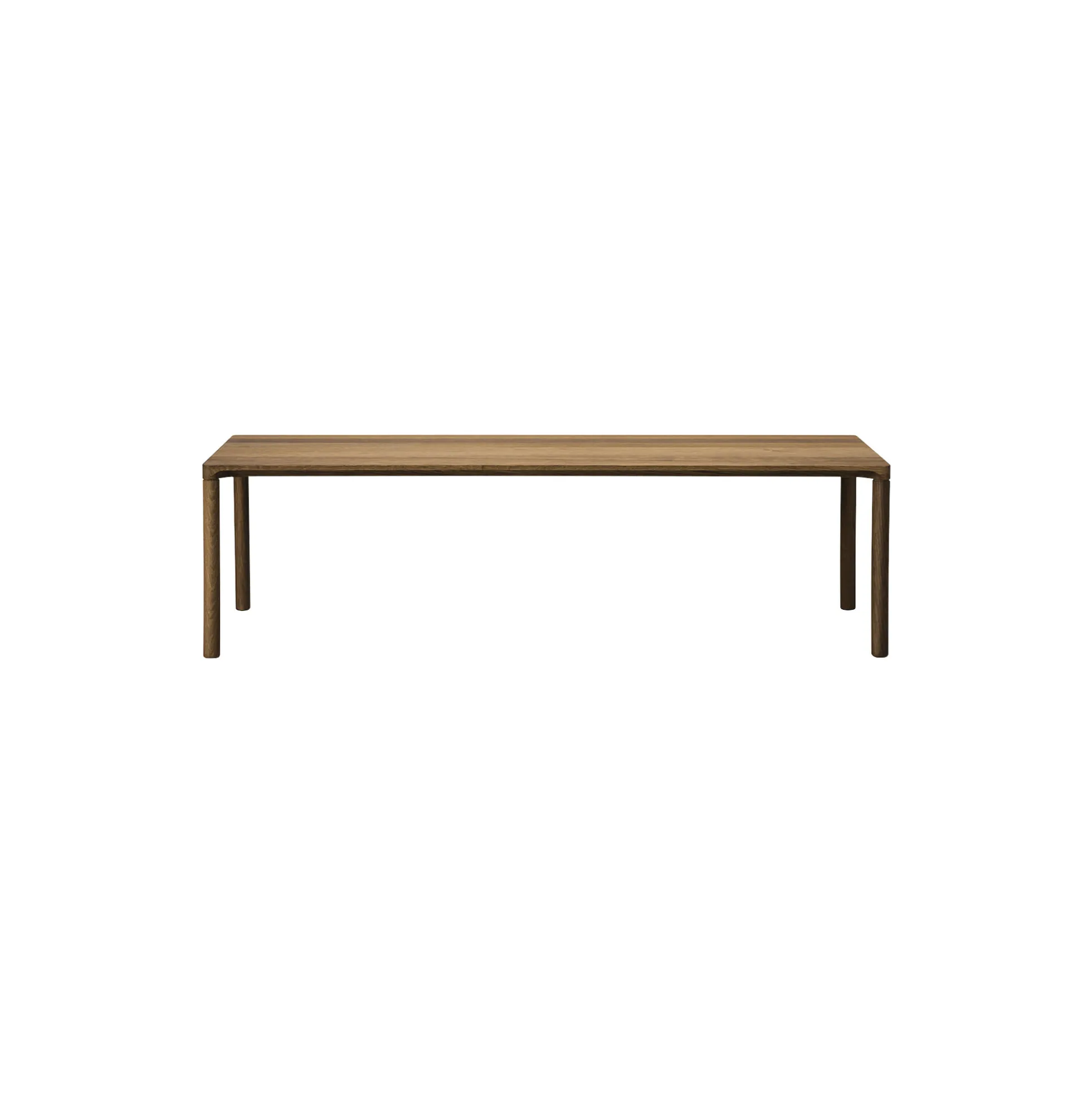 6715 Piloti Wood Coffee Table, oiled smoked oak