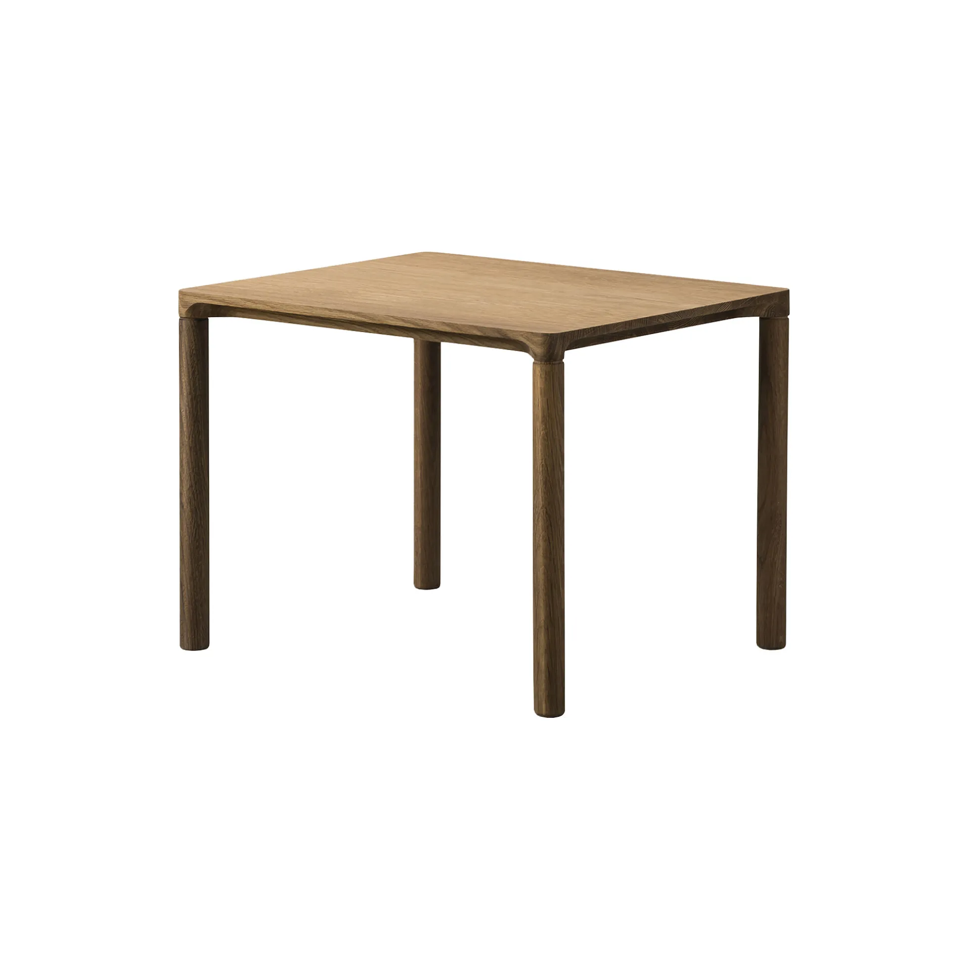 6705 Piloti Wood Coffee Table, oiled smoked oak