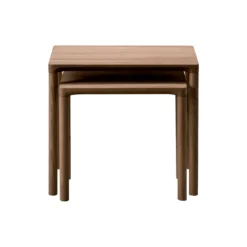 6798 Piloti Wood Coffee Table, oiled smoked oak