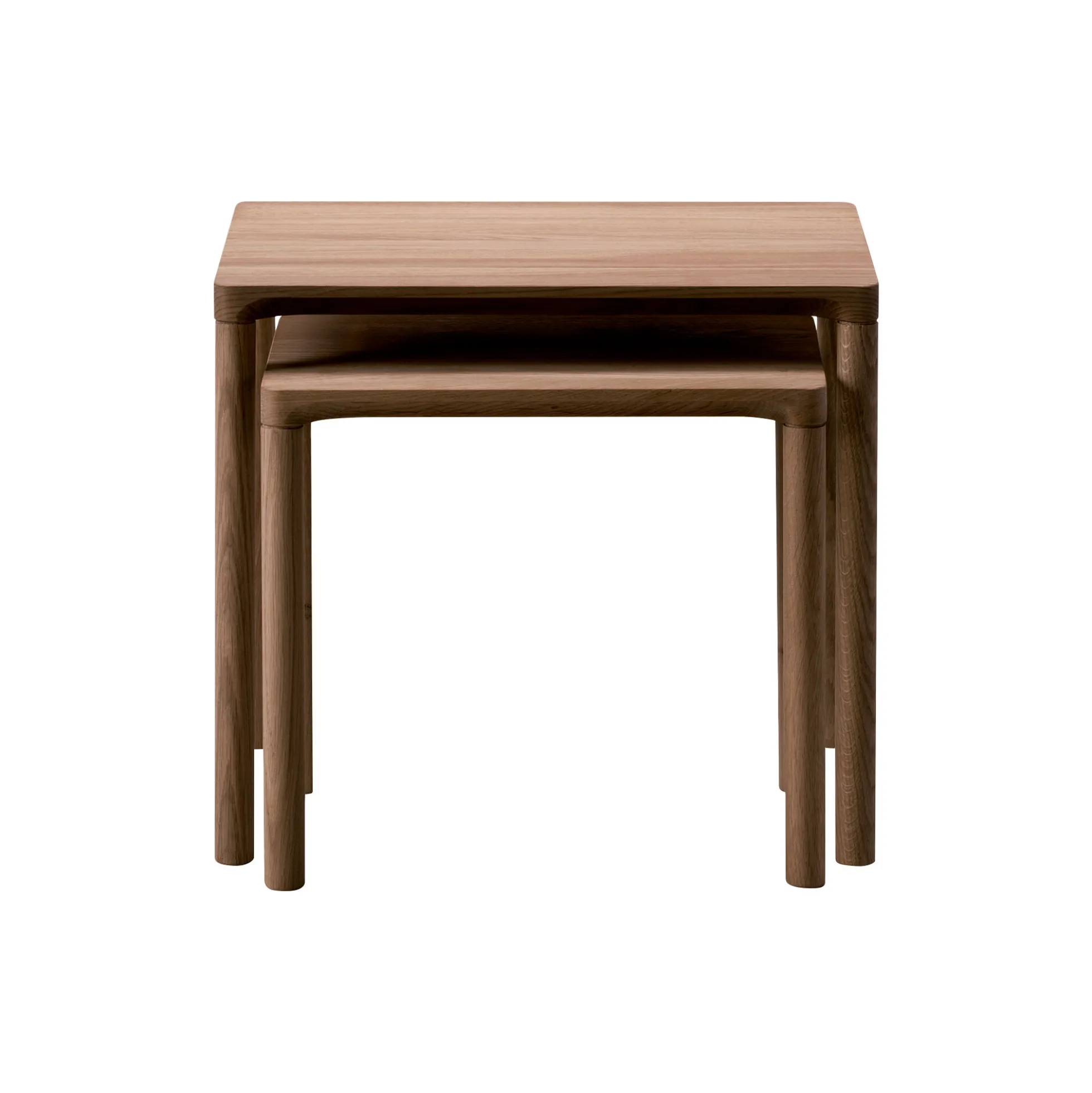 6798 Piloti Wood Coffee Table, oiled smoked oak
